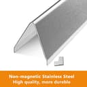 GFTIME 38.9CM 7635 Placa de Calor Piezas de Repuesto para Weber Spirit 200 II, Spirit 200, Spirit 200 E210 S210 E220 S220 (con pomo Delantero) Acero Inoxidable Difusor para Parrilla Barbacoa - 4