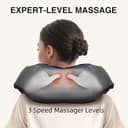 Nekteck Shiatsu Neck Back Massager with Heat for Pain Relief, Electric Deep Tissue 3D Kneading Shiatsu Massager for Neck, Back, Shoulder, Suitable for Women and Men - 5