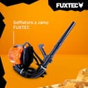 Soffiatore a scoppio a spalla/a zaino FUXTEC FX-LB133T, più di 300km/h (186mph), 0.9kW, 1.2hp, motore miscela di benzina a 2 tempi 33cc, imbottitura - facile soffiatura delle foglie o della neve - 2