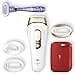 Braun Silk-expert Pro 5 Epilatore Luce Pulsata, Alternativa al Laser, Zone Sensibili, Viso, Bikini e Ascelle, 3 Accessori, Rasoio, Custodia Viaggio,Idea Regalo, Festa della Donna,PL5267 Bianco e Oro - 4