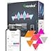 Nanoleaf Shapes Triangle Starter Kit, 9 Smart Light Panels LED RGBW - Modular Wi-Fi Colour Changing Wall Lights, Works with Alexa Google Assistant Apple Homekit, for Room Decor & Gaming - 1