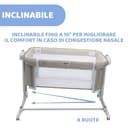 Chicco Next2Me Magic Evo, Culla Neonato Fianco Letto, con Modalità Dondolo, Spondina Apribile, 11 Livelli di Altezza, Altezza Regolabile, 4 Ruote, Materasso e Borsa da Viaggio Inclusi, Beige - 7