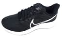 NIKE Women's Nike Air Zoom Pegasus 39 Sneaker, Black White Dk Smoke Grey, 6 UK - 5
