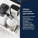 De’Longhi Rivelia – Perfetto Macchina da Caffè Automatica, LatteCrema Montalatte Automatico, 16 Bevande in un Solo Tocco, Display Touch a Colori, Contenitori Intercambiabili, Bianco (EXAM440.55.W) - 9