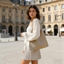 befen Bolsos Hobo de Piel Auténtica para Mujer, Bolso de Mano y Hombro de Primera Calidad con Lazo de Borlas - 2