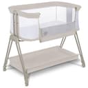 lionelo LUNA lettino portatile con materasso, co-sleeping, da neonato a 9kg, altezza e inclinazione regolabili, 4 ruote con blocco, fissaggio al letto dei genitori, arioso lettino da affiancare - 1