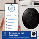 Samsung Lavatrice Bespoke AI WW90DB7U34GW/U3, Libera Installazione, 9 Kg, 1400 RPM, Wifi, AI Control, Ecolavaggio Rapido 39', Vapore, Carica Frontale, 60l x 85h x 60p cm - 3