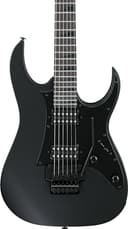 IBANEZ GIO RG SERIES, guitarra eléctrica, trémolo de bloqueo, cabezal de marcha atrás negro plano - 2