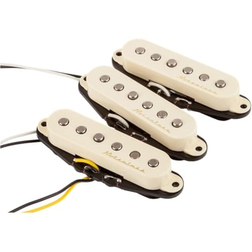 Fender Set Vintage di Pickup Stratocaster Noiseless, Set di 3, Bianco