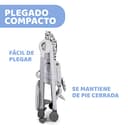 Chicco Polly Progres5 - Trona evolutiva, de hamaca a elevador, 4 ruedas, de 0 a 3 años, gris - 8