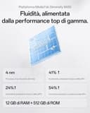 OPPO Reno15 Pro 5G Smartphone Android, 12+512GB, Display AMOLED 6.32", Fotocamera Ultra-Chiara 200MP, Video 4K HDR, 6200mAh, MediaTek Dimensity 8450, con Caricatore 80W SUPERVOOC, Dusk Black - 6