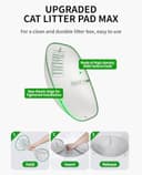 PETKIT Replaced Cylinder Mat for Pura Max 2 and Purobot Max Pro, Waterproof and Leakproof Replacement Litter Mat, Scratch Resistance, High Flexibility - 4