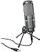 Audio-Technica AT2020USB+ Microfono cardioide a condensatore (connessione USB) per voce fuori campo, podcasting, streaming e registrazione - 1