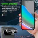 Hengnewro 3 Piezas Protector Pantalla para Google Pixel 10 +3 Piezas Protector Camara, Cristal Vidrio Templado Anti-Arañazos, 9H Dureza, Ultra HD Cristal Templado,Kit de Instalación Incluido - 5