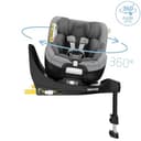 Maxi-Cosi Mica Pro Eco Autositz Isofix drehbar 360° für Kinder von 0-4 Jahren (40-105 cm), ClimaFlow, Seitenaufprallschutz G-CELL, I-Size R129 zugelassen, Authentic Grey - 2