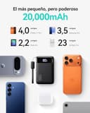 INIU Power Bank, Ultrapequeño 20000mAh 22,5W PD3.0 QC4.0 Bateria Externa Carga Rapida, USB C Input & Output Bateria Portatil, Powerbank Compatible con iPhone 17 16 15 14 Pro MAX Plus, Samsung, Xiaomi - 2