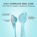 FOREO ISSA 3: Spazzolino elettrico sonico 4 in 1 per denti, gengive, guance e lingua. Sbiancante denti, pulizia efficace. Spazzolino da viaggio impermeabile. Garanzia 2 anni. - 2