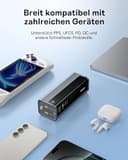Baseus EnerGeek 145W 20800mAh Laptop Powerbank, Externer Akku mit 2X USB-C PD 3.0 100W Max Schnellladung, Digitaldisplay, Kompatibel mit MacBook Pro, Dell, HP, SteamDeck, iPhone 16/15/14/13, Samsung - 6