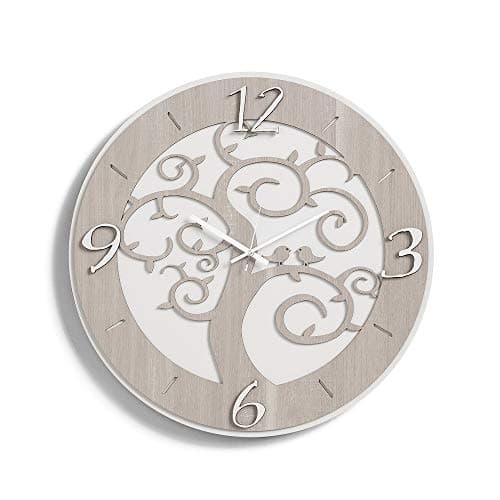 Liberoshopping Orologio da parete moderno ALBERO DELLA VITA in legno (Modello 5)