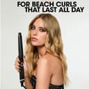 ghd Chronos Curve Conical Wand 28-23mm Hair Curler in Black - for Beach Waves That Last All Day, Fast, Easy, Frizz-Free Curls, No Extreme Heat Damage - Ideal for All Hair Lengths (UK Plug) - 2