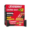 Enervit Carbo Bar C2:1PRO No Flavour – Energieriegel mit 30 g Kohlenhydraten und 50% schneller absorbierten Kohlenhydraten, neutraler Geschmack, für Ausdauersport, Glutenfrei, 12 Riegel à 45 g - 1