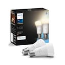 Philips Hue White E27 Lampe Doppelpack 2x1055lm, dimmbar, warmweißes Licht, steuerbar via App, kompatibel mit Amazon Alexa (Echo, Echo Dot) - 1