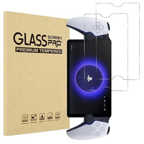 PHONILLICO Schutzfolie für Sony Playstation Portal [2 Stück] PS5 Remote Player Hartglas Displayschutzfolie Panzer glas kratzfest