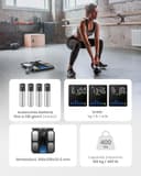 RENPHO Bilancia per peso corporeo e percentuale di grasso, bilancia intelligente con 8 elettrodi più grande piattaforma, analizzatore corporeo per BMI, grasso corporeo, massa muscolare, alta - 8