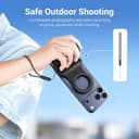 Magnetic Phone Camera Grip,Shutter Grip for iPhone 17 Pro Max with Bluetooth Remote & 1/4" Tripod Screw for iPhone 16 15 14 13 & Android Smartphone Camera Handle Holder for Video Photo Fun Shooting - 6