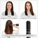 BaByliss Spazzola ad aria calda 1200W 4 accessori, Asciugatura, styling e volume, 3 temperature, funzione ionica anti-crespo, AS122E - 3