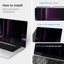 Spigen SafeView Magnetischer Blickschutzfilter für MacBook Pro 16 Zoll (M4 Pro / M4 Pro Max / M3 Serie / M2 Serie / M1 Serie), Sichtschutzfilter, Privacy Schutz, Anti-Fingerabdruck - 4