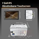 Haudio 2 DIN Autoradio mit Bildschirm, 7 Zoll Wireless CarPlay Apple Android Auto, DAB+ Radio Bluetooth Car Play Touch Display mit Navi GPS, WiFi, Rückfahrkamera, FM/AM/DSP - 7