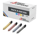 Pulpo Cartucho - Pack 4 Toner Genérico IMC300 Compatible con Ricoh IM-C300 / 842382 / 842383 / 842384 / 842385 - Valido para Impresoras IM C300, IM C300F - 1