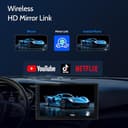 Haudio Autoradio 2 Din 7 Pollici Touchscreen HD, Apple CarPlay & Android Auto Wireless, Bluetooth, Controllo Volante | Universale(Nessuna telecamera per la retromarcia) - 4