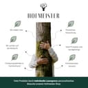 HOFMEISTER® Brettchen Herzform Gravur Namen - aus Olivenholz, Geschenk für Verliebte zum Jahrestag, zur Hochzeit oder Valentinstag, dekorative Geschenkidee, 21 cm - 7