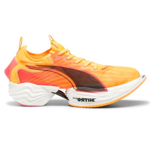 Puma Mens Fast-R Nitro Elite 2 Fire Running Sneakers Shoes - Orange, Orange, 11 US