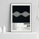lianyibo Arctic Monkeys Favourite Nightmare The Car Music Album Cover Poster Prints Wall Art Canvas Painting Picture Home Decor 65x130cm Withframe - 1