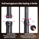 CrazyMar Spazzola Ad Aria Calda,7 in 1 Air Styler&Spazzola Asciugacapelli,110000 RPM Phon Capelli,Ferro Arricciacapelli,Piastra per Capelli,per lo Volumizzazione,Arricciatura e Lisciatura - 11