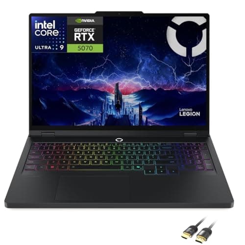 Lenovo Legion Pro 5i 16" Gaming Laptop, 2.5K WQXGA PureSight 165Hz OLED, Intel Core Ultra 9-275HX, GeForce RTX 5070, 64GB RAM, 2TB SSD, Wi-Fi 7, RGB Backlit, PDG HDMI Cable, US Version KB, Win 11
