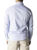 Armani Exchange Camicia da Uomo Slim Fit Oxford Button Up, Light Blue Oxford/7b, XL - 2