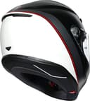 AGV Helmet K6 ECE MULTI MPLK M-L MINIMAL PURE MATT BLACK/WH/RED - 3