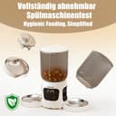 WLAN Smart Haustierfutterautomat mit Dual-Kamera & Doppel-Napf – 6L Automatischer Futterspender für 2 Katzen, App-Steuerung, Zwei-Wege-Audio - 7