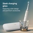 Philips Sonicare DiamondClean 9000 Electric Toothbrush, Sonic Toothbrush with App, Pressure Sensor, 4 Brushing Modes, 3 Intensity Levels, Charging Glass, Black & Rosegold, Dual Pack, Model HX9914/57 - 8