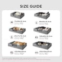 Bedsure Sofá Perro Ortopédica Extra Grande - Cama Perro Viscoelastica y Lavable, Colchon Perro con Funda Desenfundable y Forro Impermeable, Gris, XL - 4