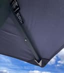 QUICK STAR Techo de Repuesto para Gazebo de jardín 3x3m Gris - 5