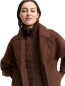 Tom Tailor Damen Bouclé Cape Jacke im 2-in-1-Look - 6