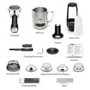 Sage - The Barista Express - Bean to Cup Coffee Machine with Grinder and Manual Milk Frother - 16 Grind Settings, 15 Bar Pump, PID Temp Control - With Temperature Control Jug, Brushed Stainless Steel - 7