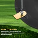 FourShow 【Cut More Efficiently】 Robotic Lawn Mower Blade Plate 6 Replacement Blades Compatible with Husqvarna G3-P2 Automower 320, 330X. - 3