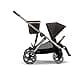 CYBEX Cochecito dorado GAZELLE S, Desde el nacimiento hasta los 4 años aprox., Máx. 22 kg (modo individual) / 2x 22 kg (modo dúo), Sistema todo en 1 con 20+ configuraciones, Marrón chocolate - 4