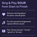 Olivia Rodrigo - Sour: Piano/Vocal/guitar - 8
